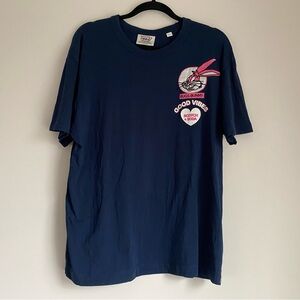 Scotch and Soda bugs bunny looney tune navy blue large tshirt